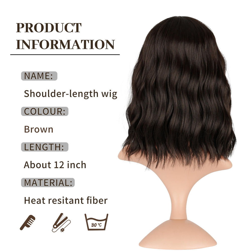 VCKOVCKO curly-wavy brown texture ideal for cosplay.