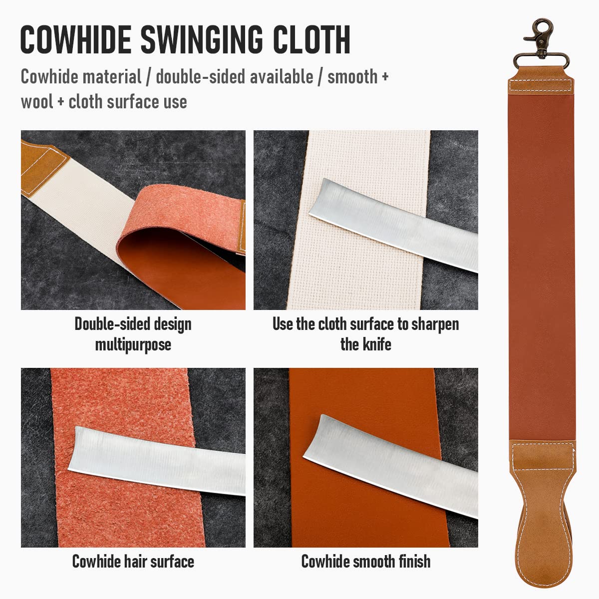 VCXOX non-slip ergonomic handle designed for steady grip during grooming