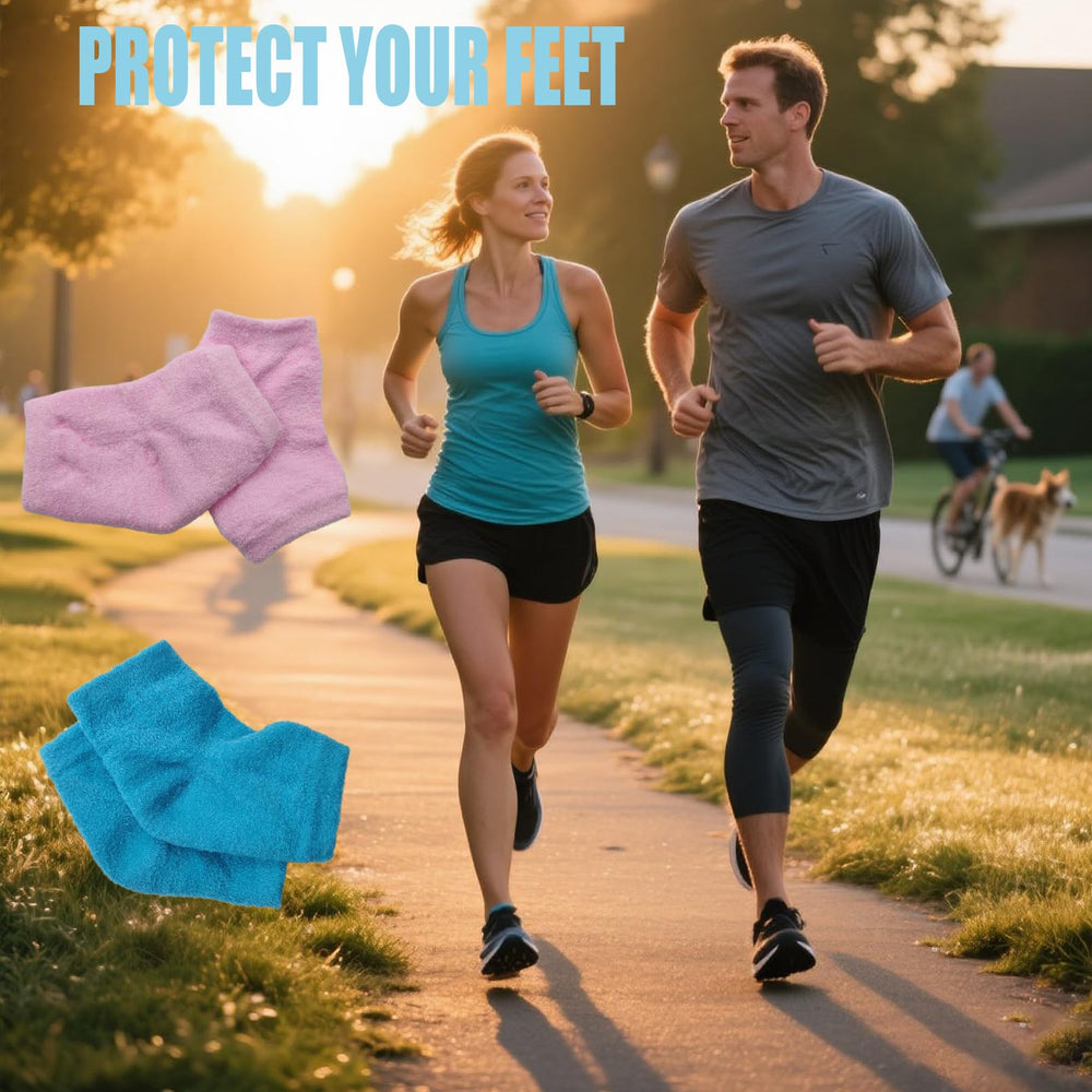 VDFZHL blue two-pairs pack illustrating unisex foot care fit.