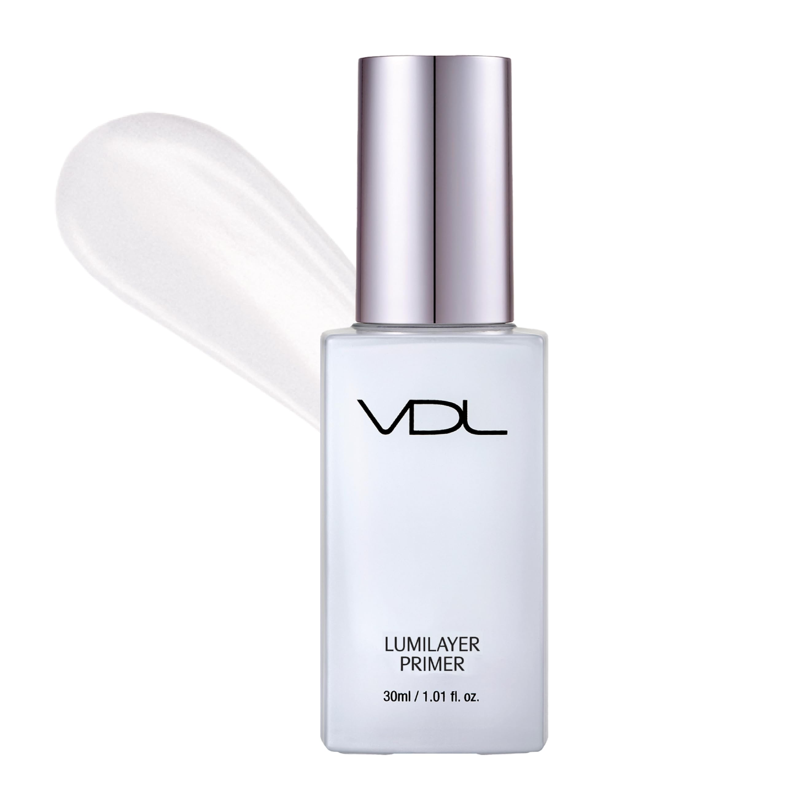 VDL Lumilayer Primer bottle closeup for radiant skin prep