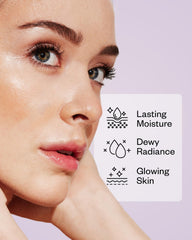 VDL Lumilayer Primer on hand swatch demonstrates dewy, hydrated base for makeup
