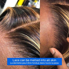 Veally highlight wig features baby hairs for a softer, more natural look.