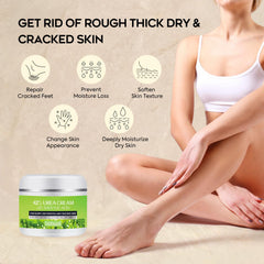 Vebuni Urea Cream 2% salicylic acid ingredient close-up for gentle exfoliation.