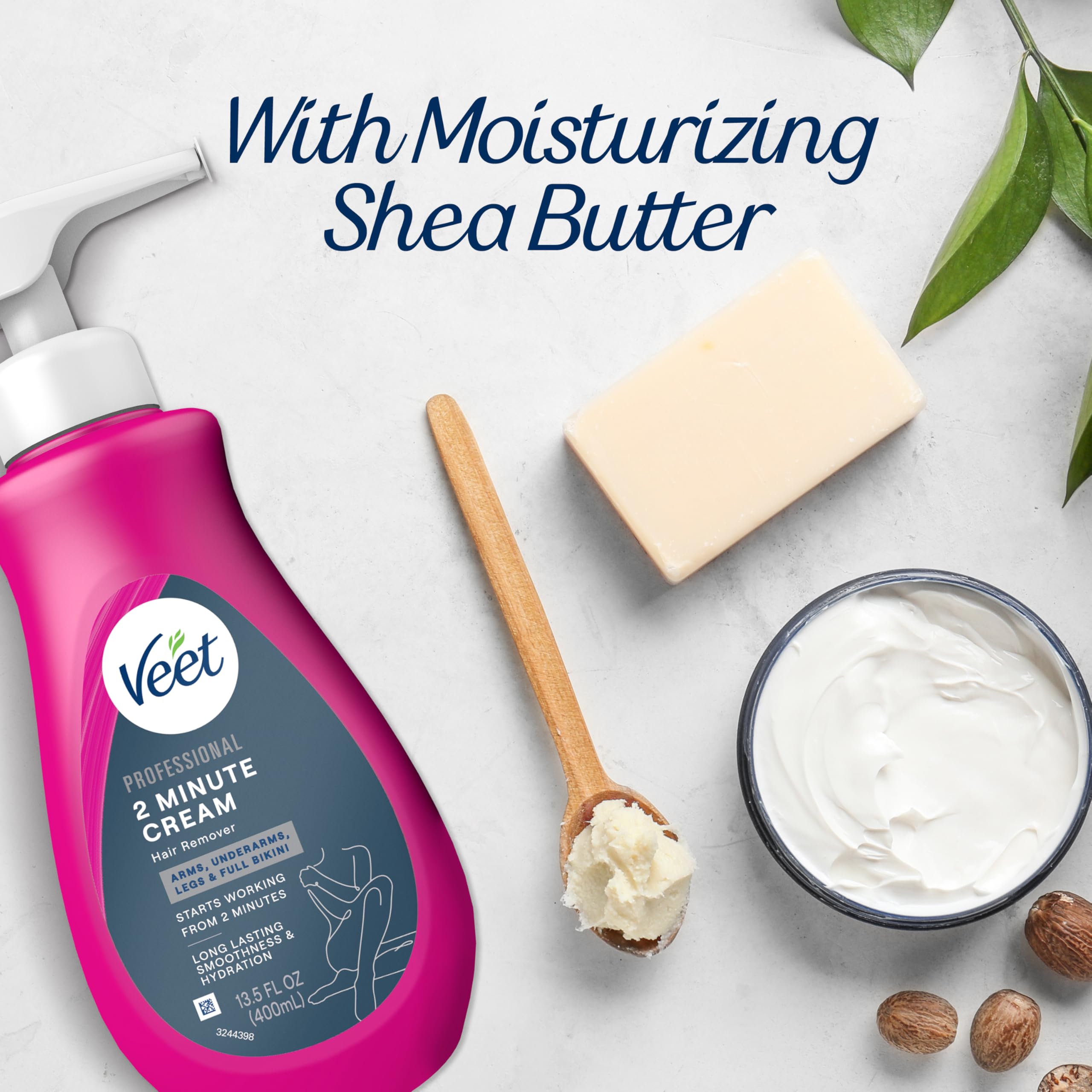 Veet aftercare on smooth skin demonstrating moisturized, touchable results