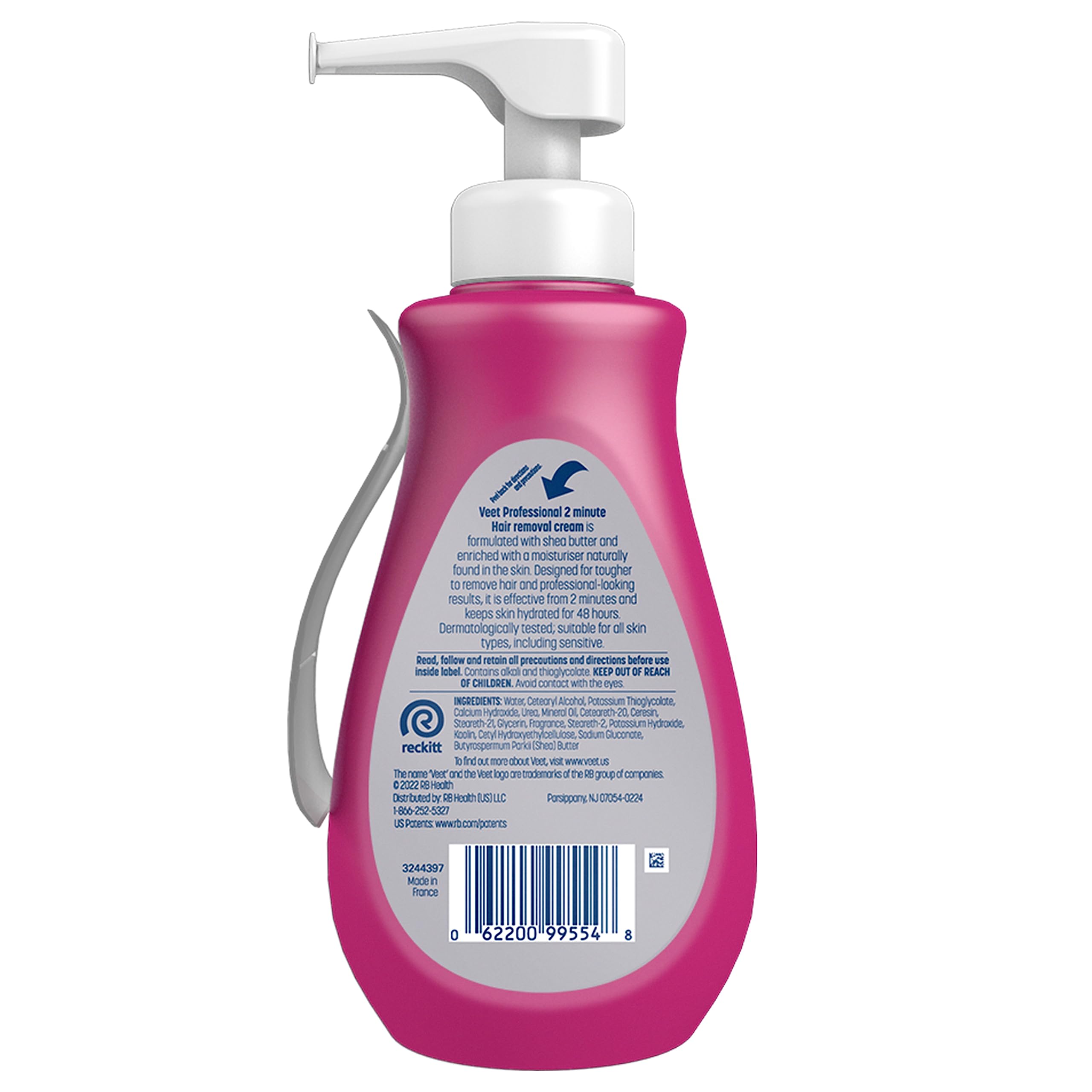 Veet lifestyle on bathroom vanity conveying salon-like results at home