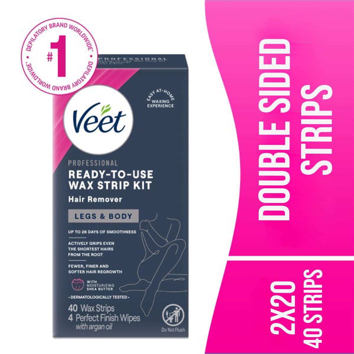 Veet long-lasting smooth skin up to 28 days note image supports extended results.