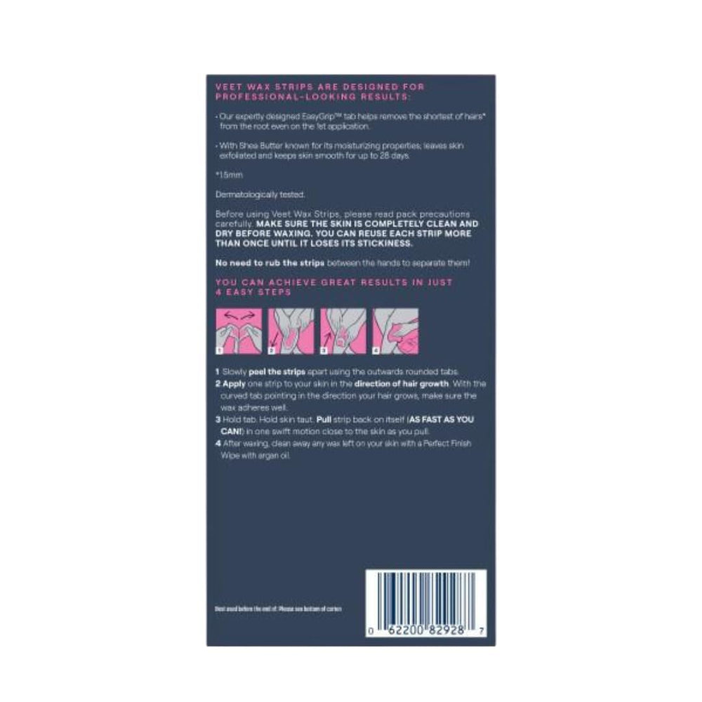 Veet kit for smooth, long-lasting results after waxing.