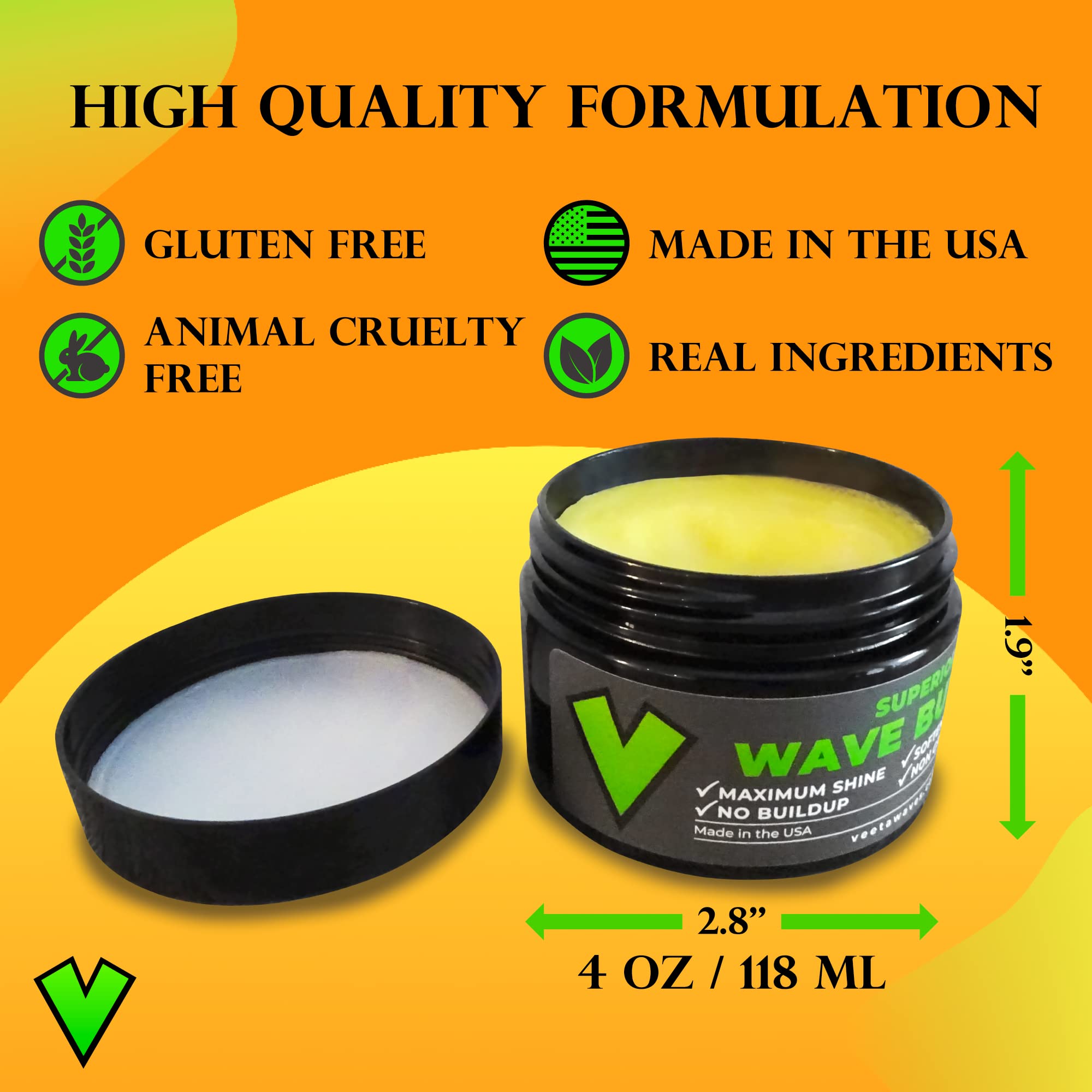 Veeta Superior Wave Grease bottle emphasizes nourishing oil blend for healthy hair.