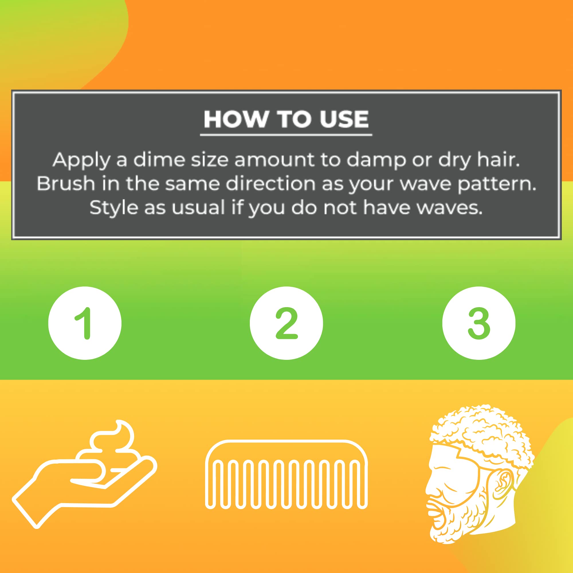 Veeta Superior Wave Grease being applied to scalp for hydration and defined waves.