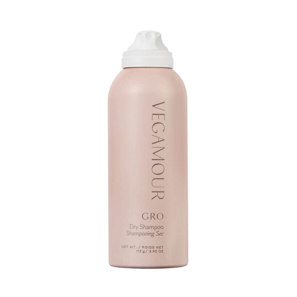 VEGAMOUR GRO Dry Shampoo bottle front highlights volumizing boost for fuller hair