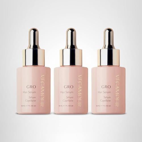 VEGAMOUR GRO Hair Serum compact-size bottle for travel-friendly daily use.