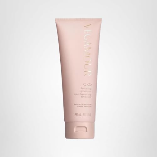 VEGAMOUR GRO Revitalizing Conditioner after use shows tangle free, manageable hair