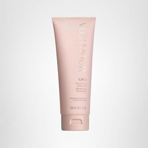 VEGAMOUR GRO Revitalizing Shampoo pump bottle designed for easy daily use