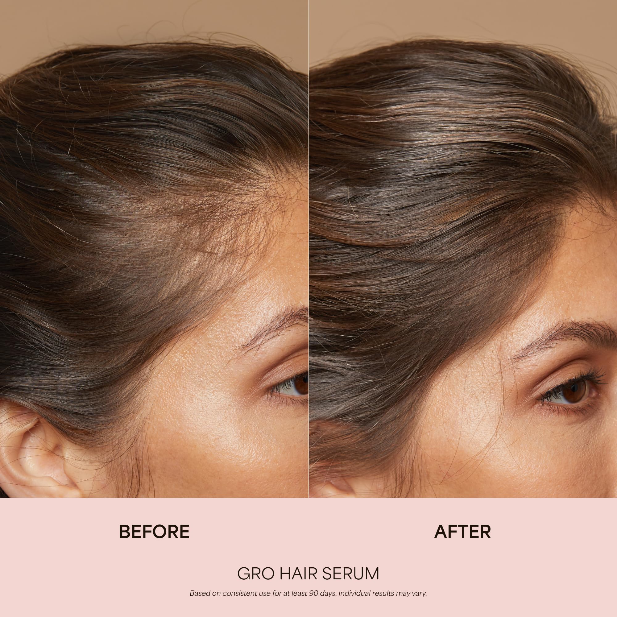 VEGAMOUR GRO travel conditioner tube for smoother, fuller-looking strands.