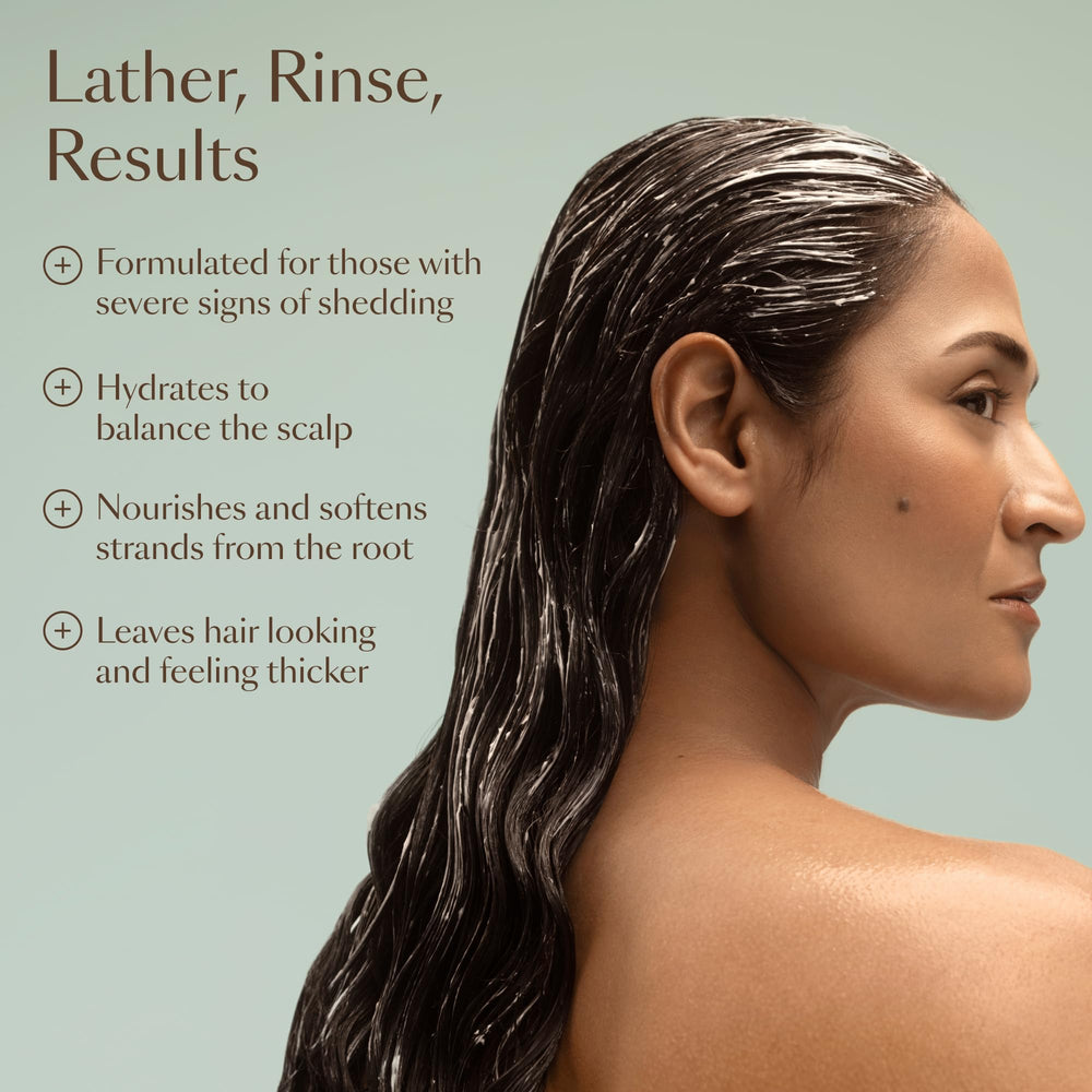 VEGAMOUR GRO+ Balancing Conditioner package shot shows vegan, cruelty-free credentials