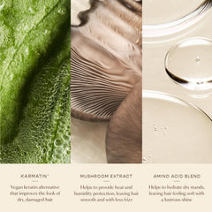 Dry hair after HYDR-8 refresh showing frizz-free texture.