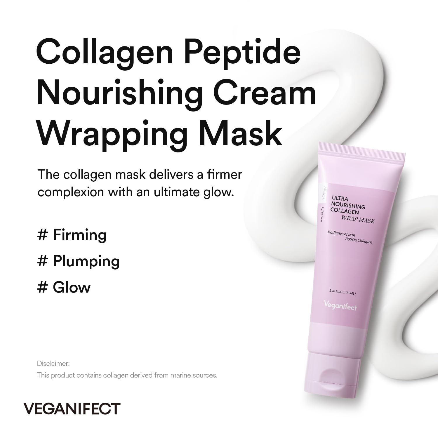 VEGANIFECT cream-to-film texture demonstrates clean absorption and non-greasy finish