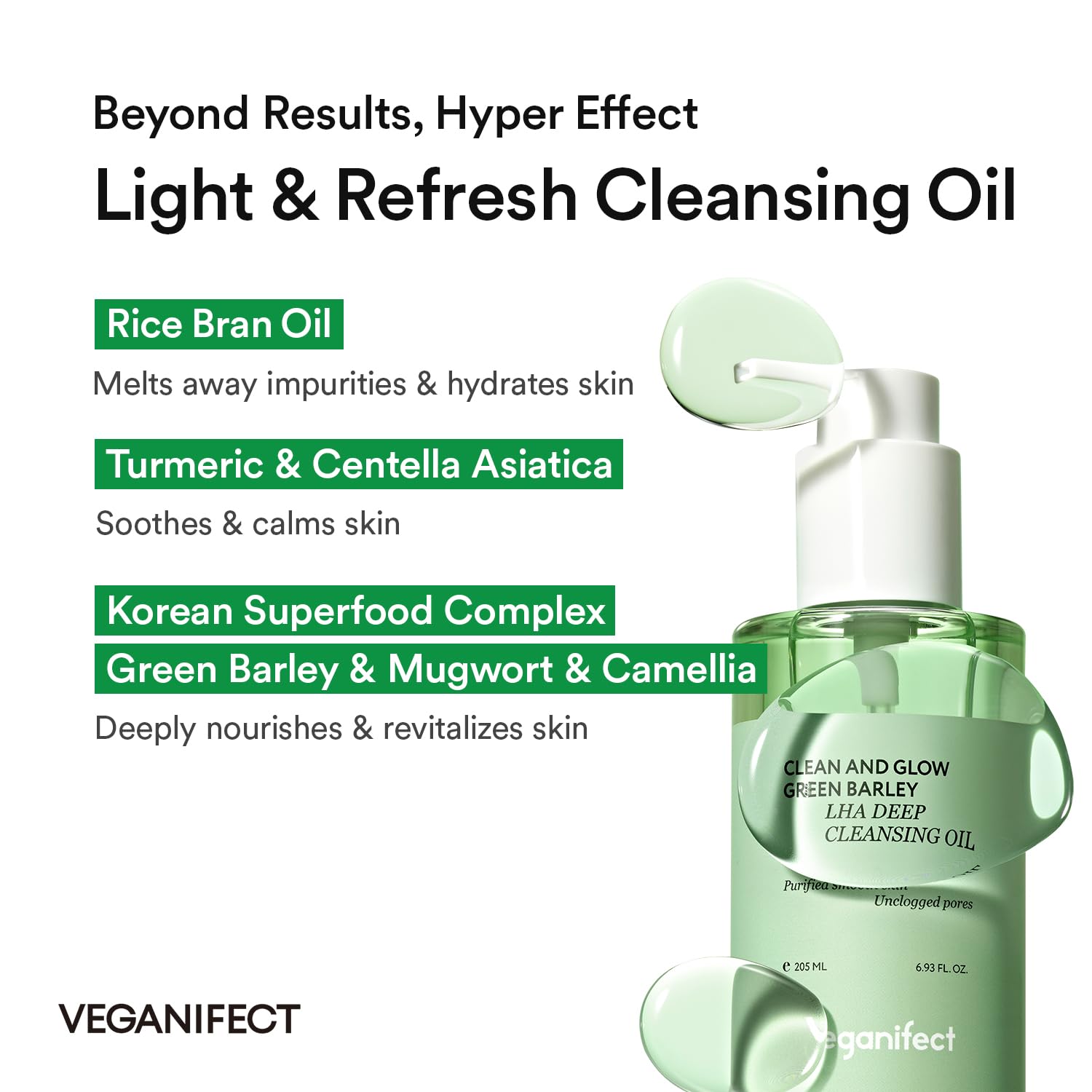 VEGANIFECT Turmeric soothing—calm cleansing ritual for sensitive complexions