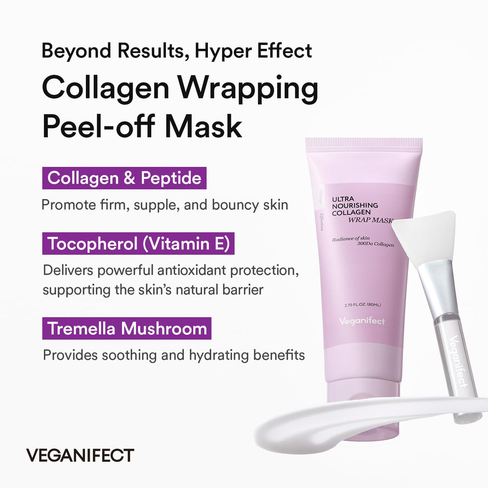 VEGANIFECT vitamin E and tremella extract provide antioxidant hydration on skin