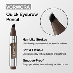 VEIAH Eyebrow Pen angled-tip precision for arch shaping and sparse area filling.