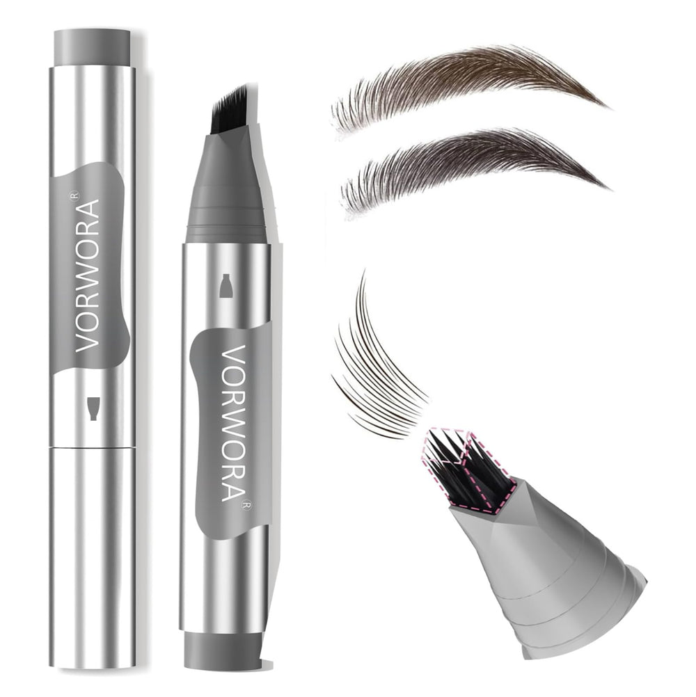 VEIAH Eyebrow Pen ultra-fine fiber tip creates long-lasting natural brow strokes.