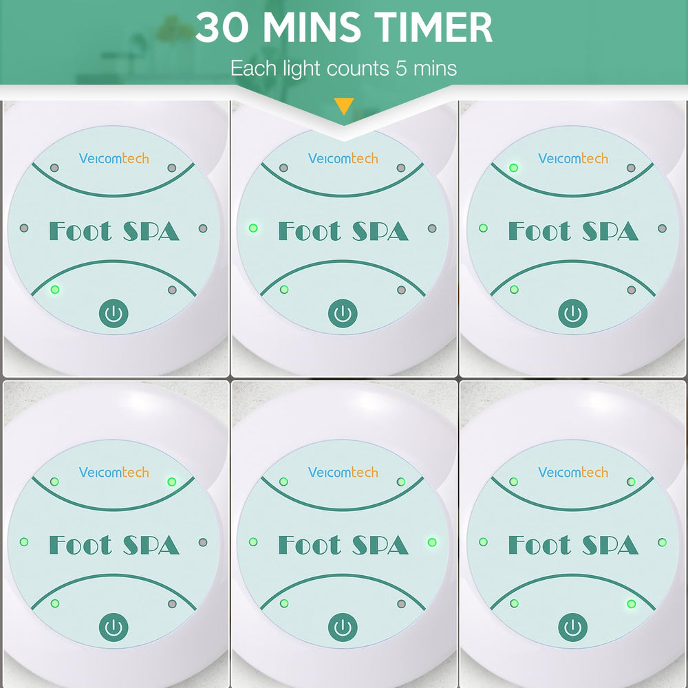 Veicomtech ionic detox foot bath inner bowl ready for ion cleansing at home