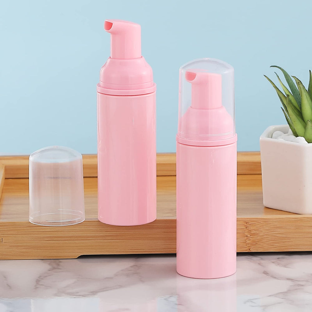 VEIDIA pink PET plastic bottles show premium reusable travel containers.