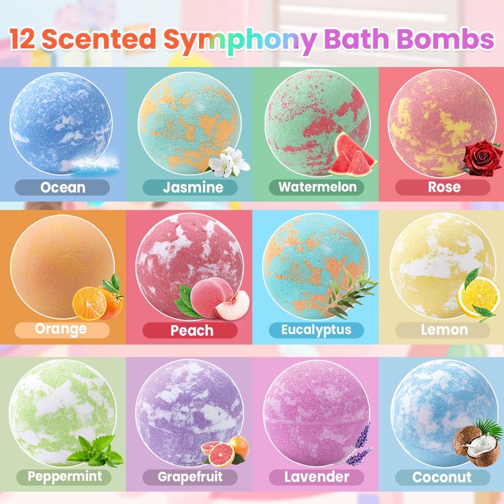 Vellibring 12-pack color bombs brighten baths with soothing scents