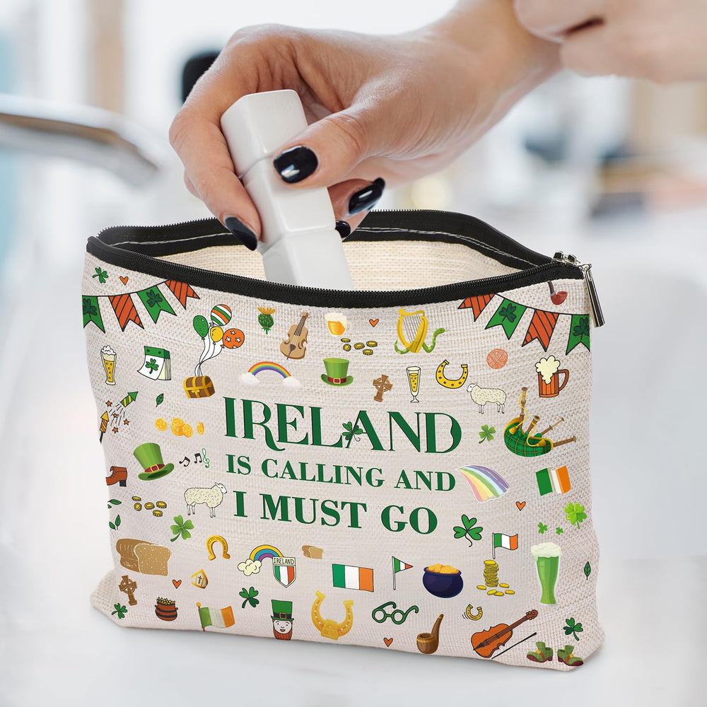 VeloKomo Ireland-themed design patterns close-up, vivid colors reflect Irish charm.