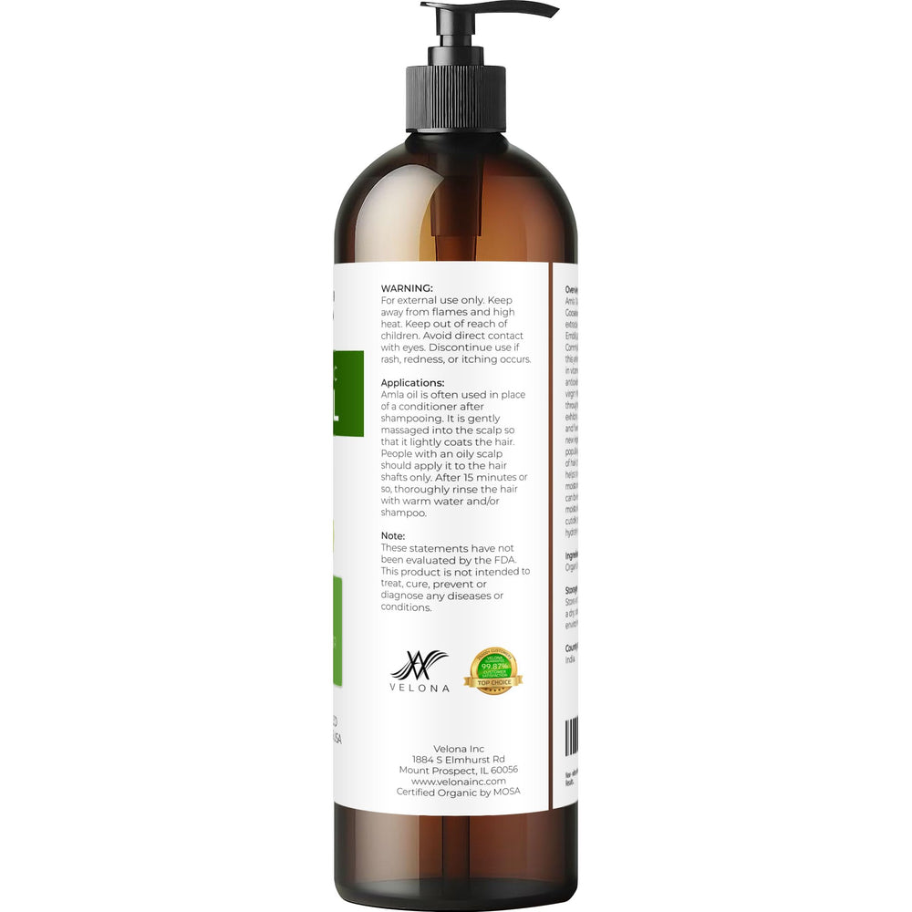 Velona Amla Oil softening cuticles and nails image highlights conditioning benefits