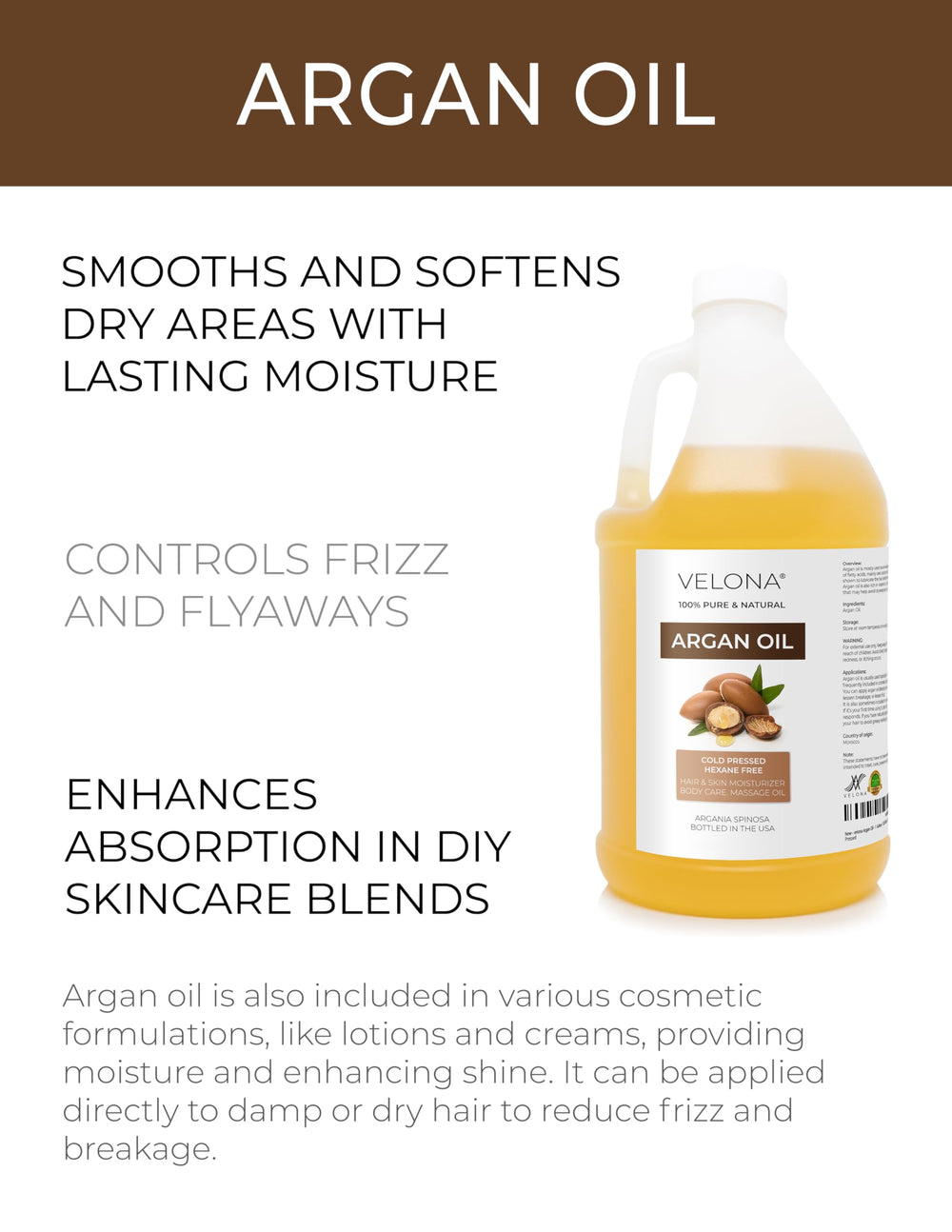 Velona Argan Oil skin rituals close-up shows soft, nourished complexion possibilities.