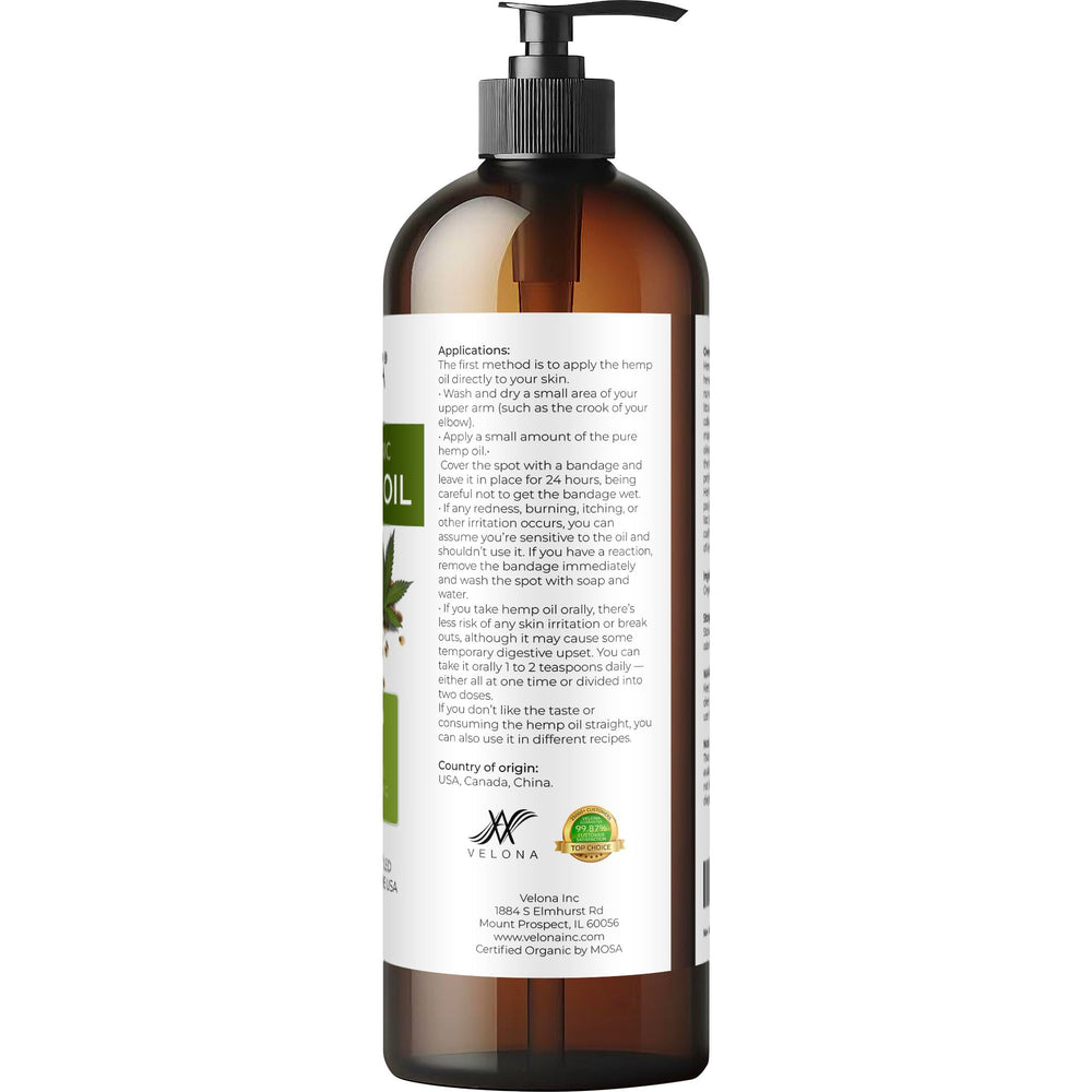Velona hemp-seed-oil-kitchen-use captures culinary versatility for salads and dips