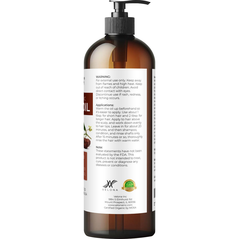 Velona Jojoba Oil pump action demonstrates easy makeup removal and refreshment