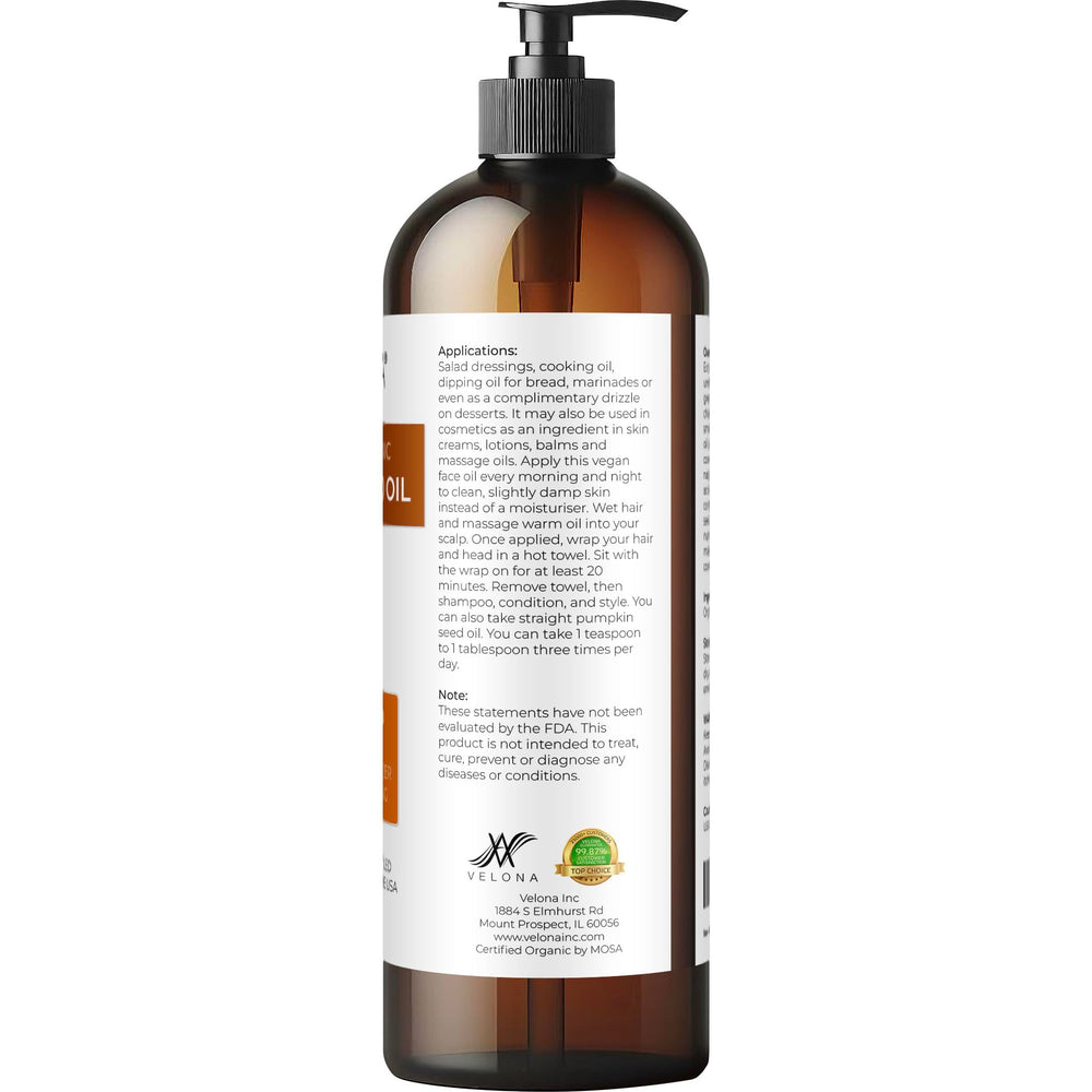 Velona pumpkin seed oil skincare routine applying for smooth glide