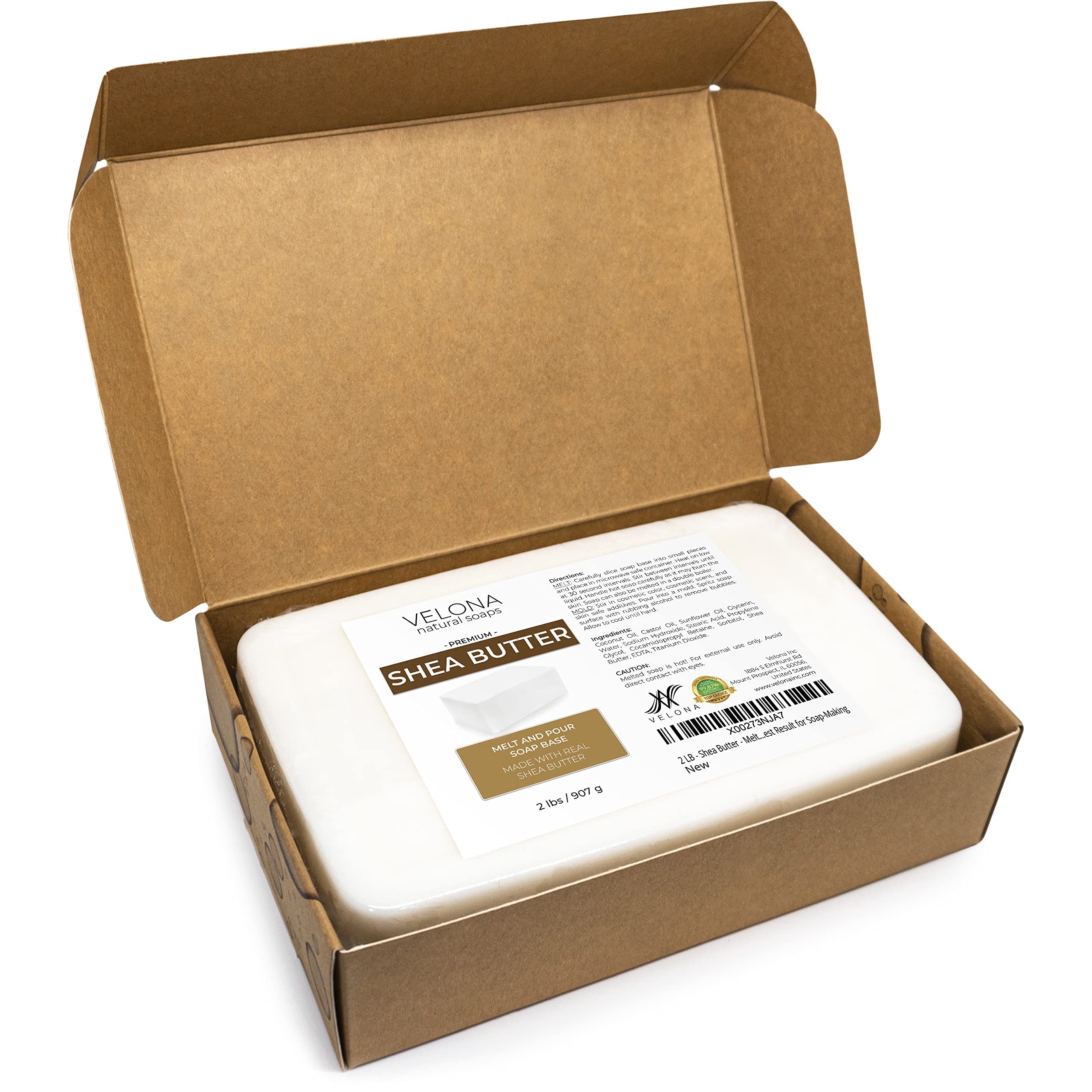 Velona workspace with molds and ingredients for efficient soap making