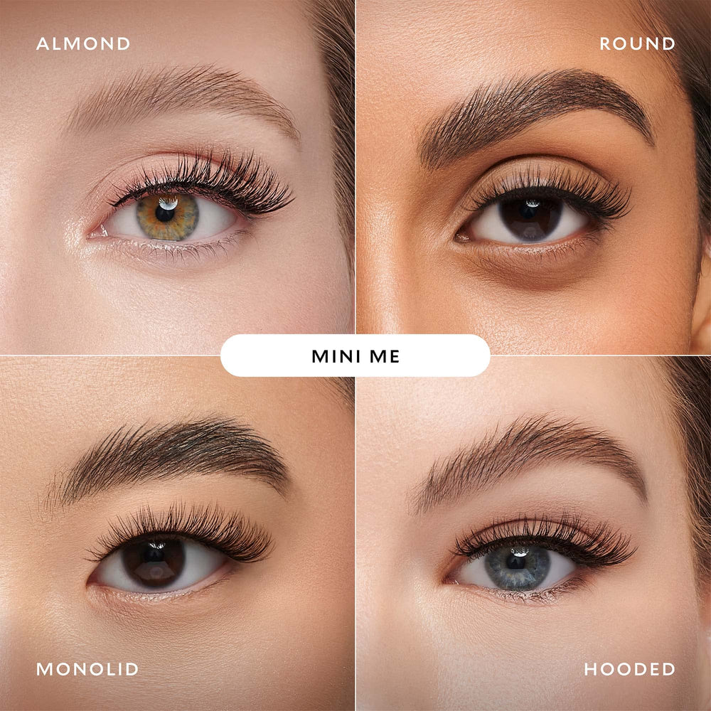 VELOUR Effortless Lashes flared style on eye cat-eye lift for evenings