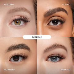 VELOUR Effortless Lashes flared style on eye cat-eye lift for evenings