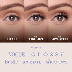 VELOUR Velour Effortless lash strips wear closeup demonstrates up to five uses