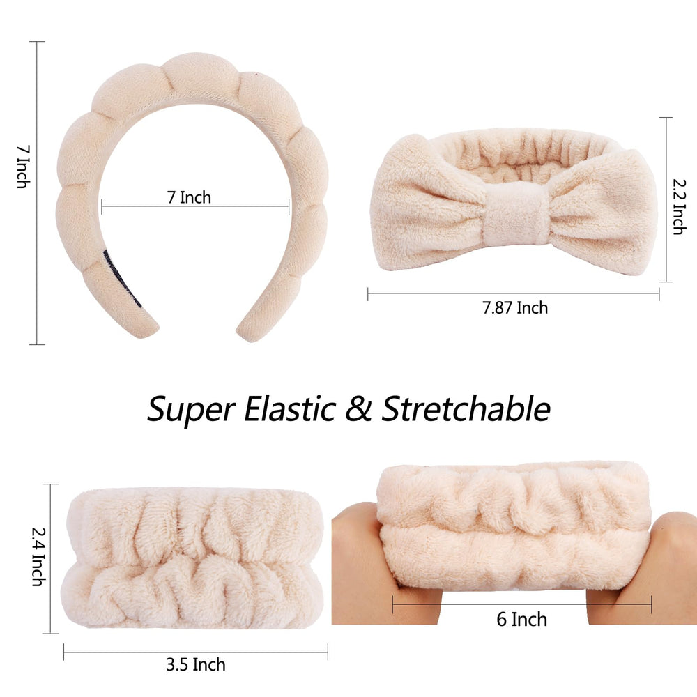 VELSCRUN one-size-fits-all headband adapts to most heads for comfortable wear.