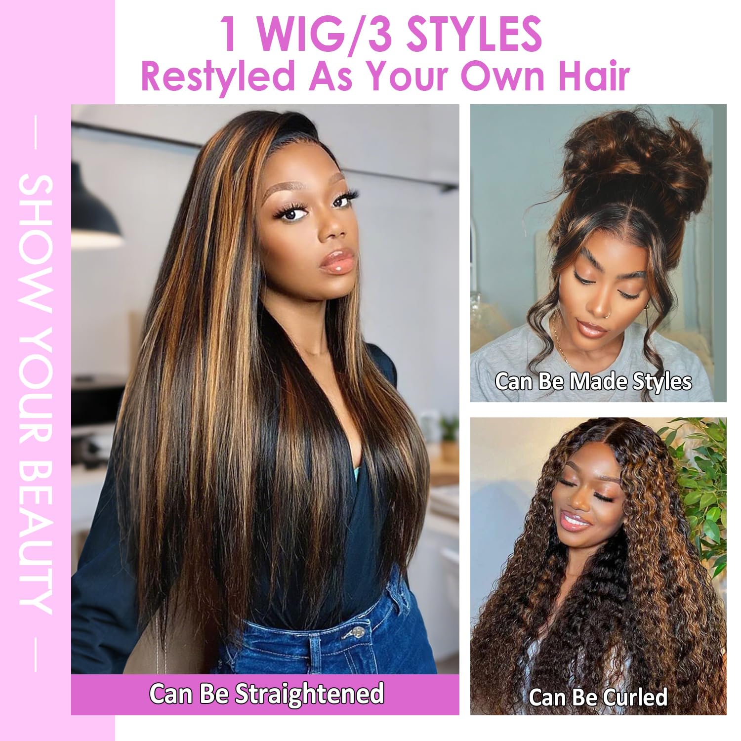 Vemalin premium human-hair wig closeup for natural color and durability.