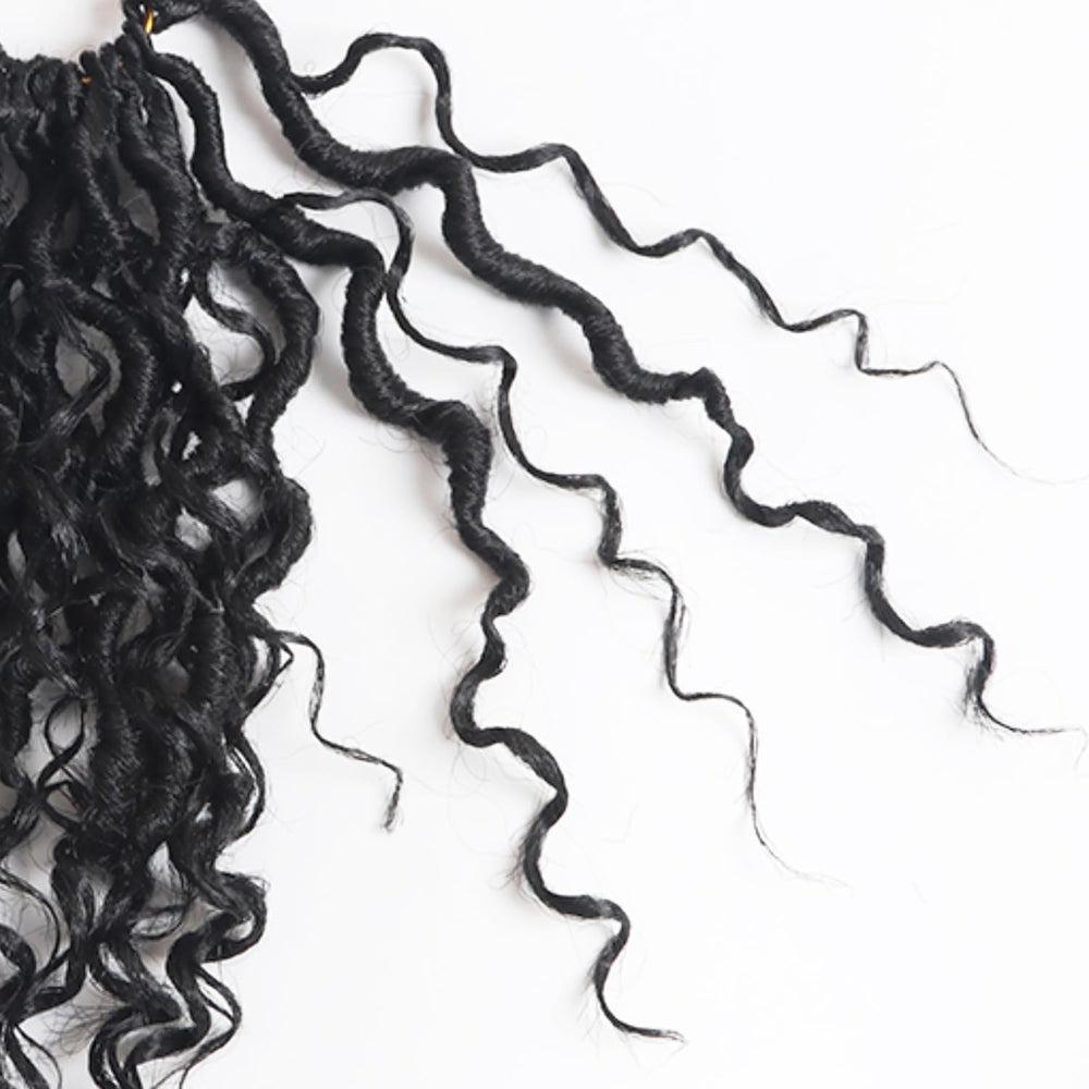 Vemet Goddess Locs crochet hair 8 inch easy installation for beginners