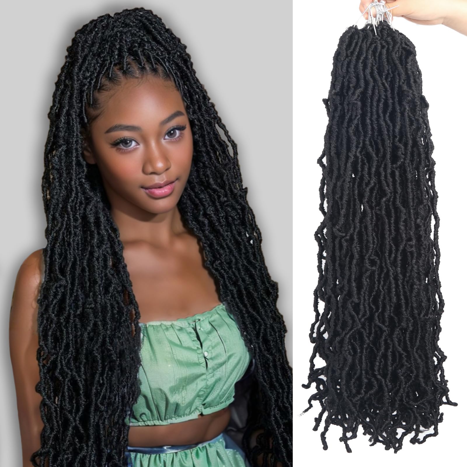 Vemet Soft Locs 30-inch faux locs pack easy install for quick protective styling