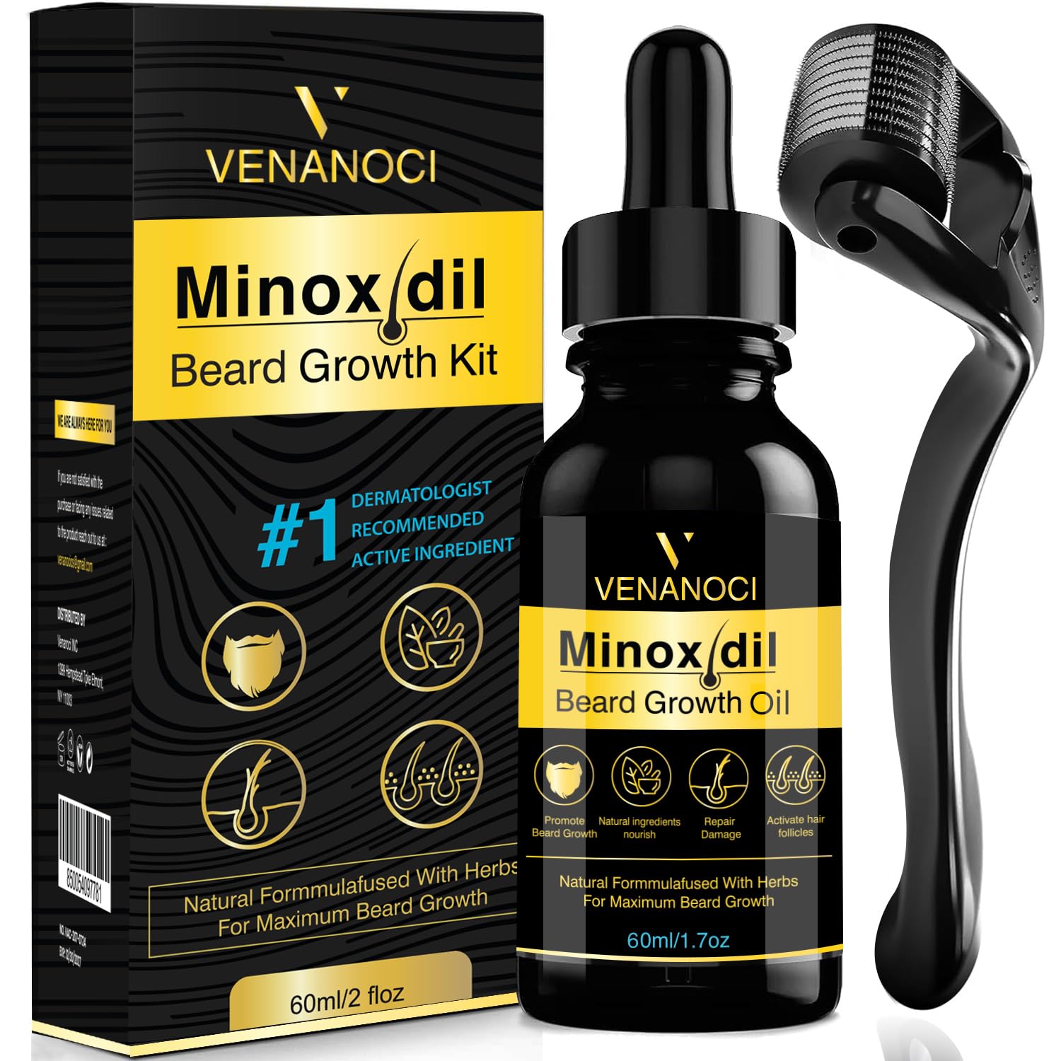 Venanoci healthy scalp appearance image hints nourished scalp and balanced oils.