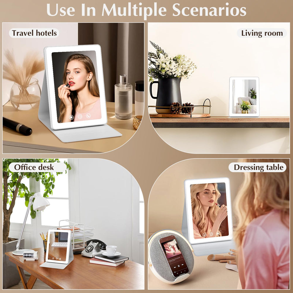 Venigo travel makeup mirror purse-friendly design ideal for travel.