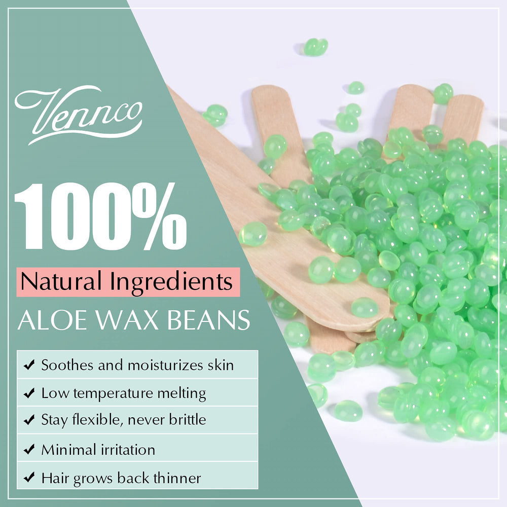VENNCO Brazilian bikini wax beads for sensitive areas