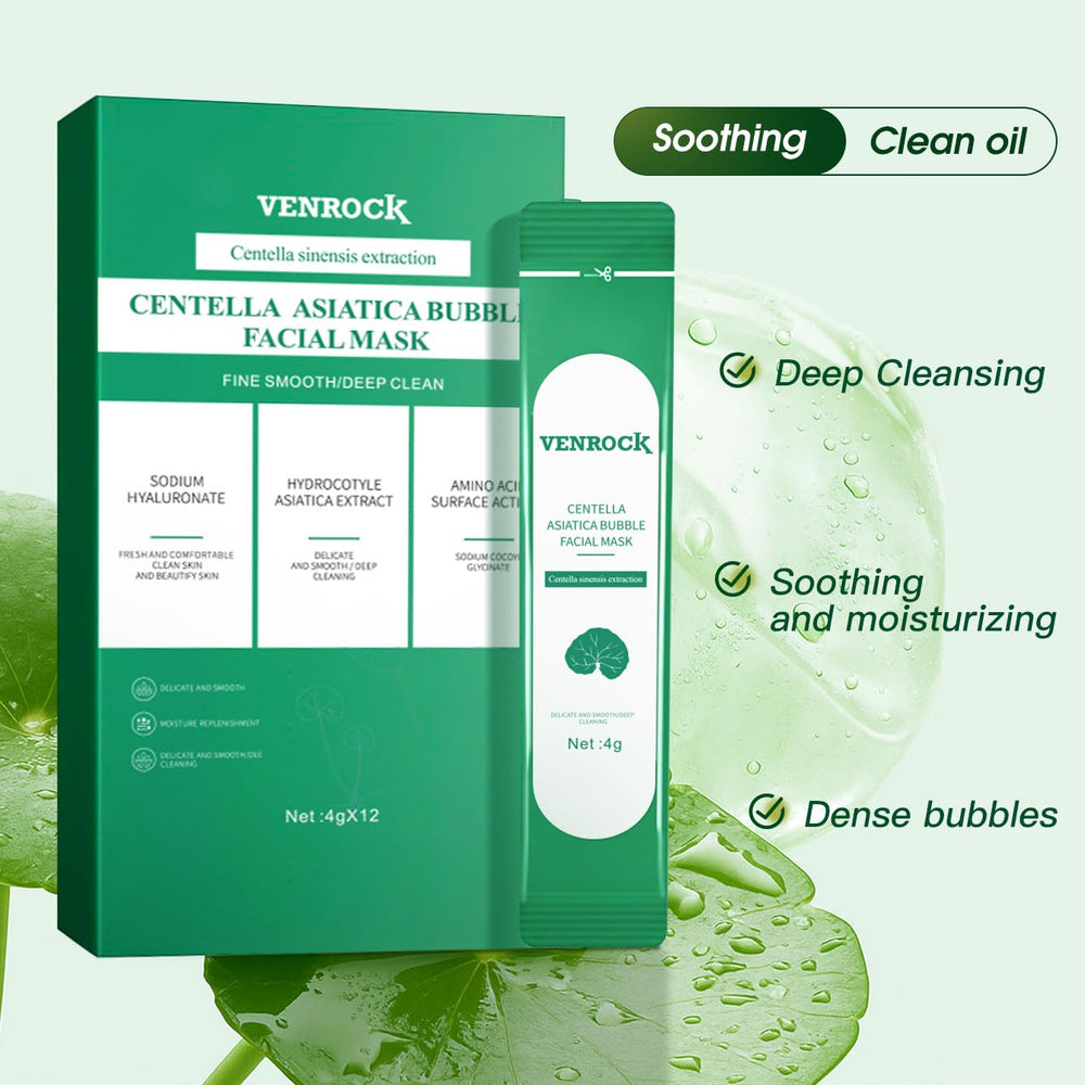 Venrock bubble mask suitable for both men and women during daily skincare use.