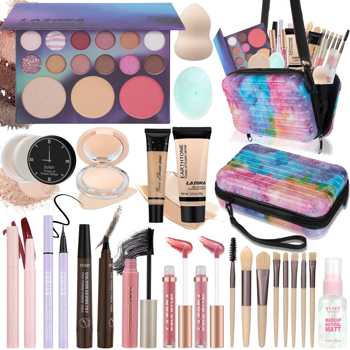 Venshun makeup kit teens full-face set for beginners enabling quick, polished daily looks.