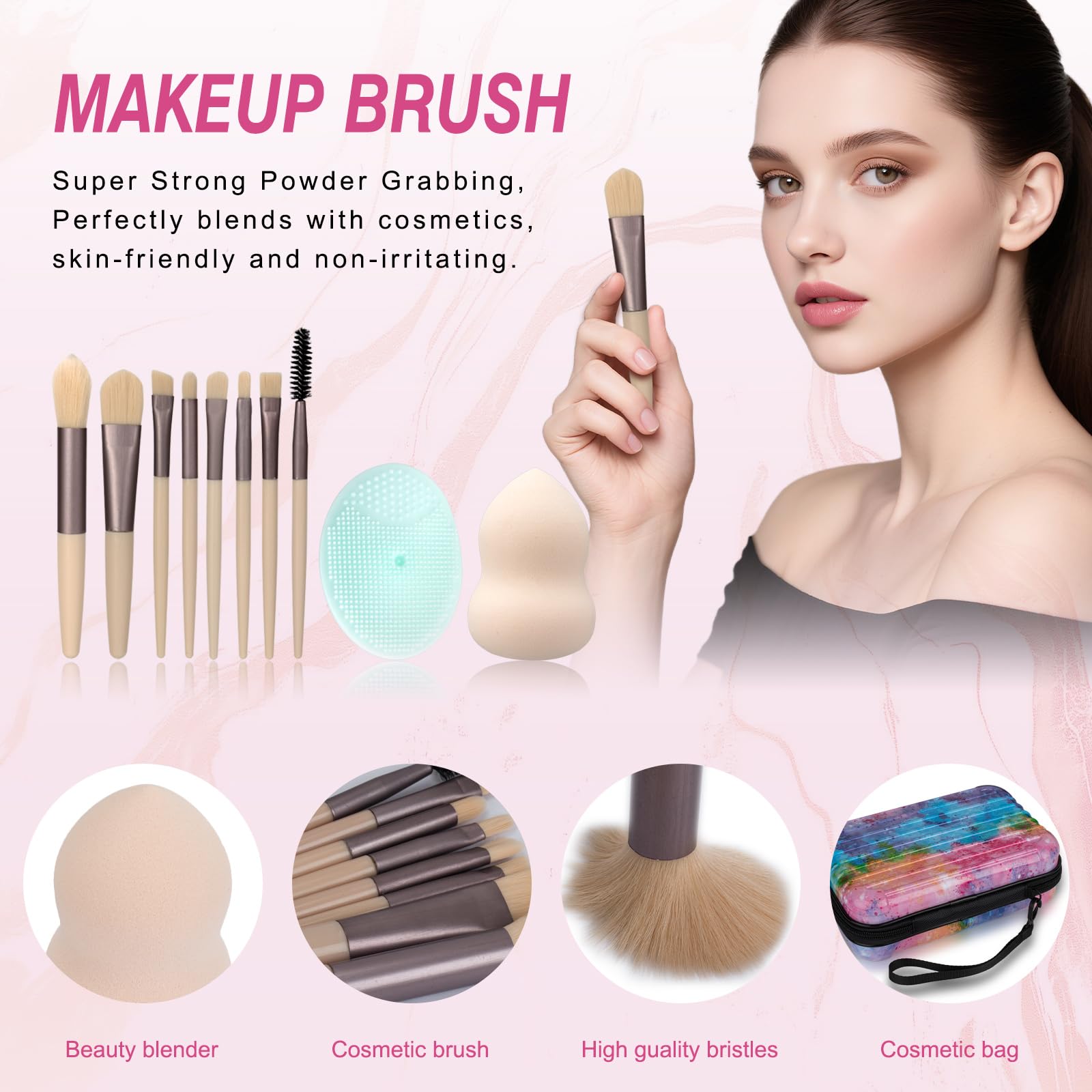Venshun makeup set eyeshadow palette: blendable shades for expression.