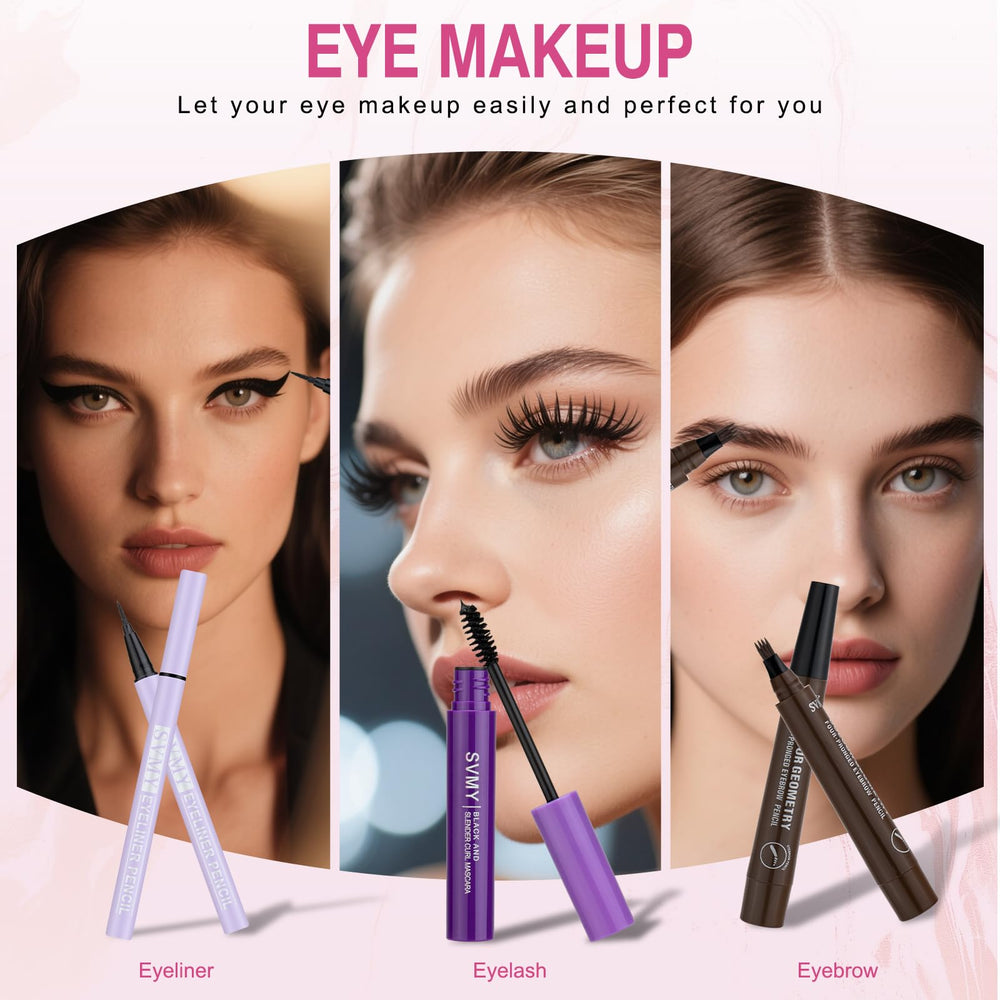 Venshun makeup set lipsticks-lipgloss: creamy color with versatile finishes.
