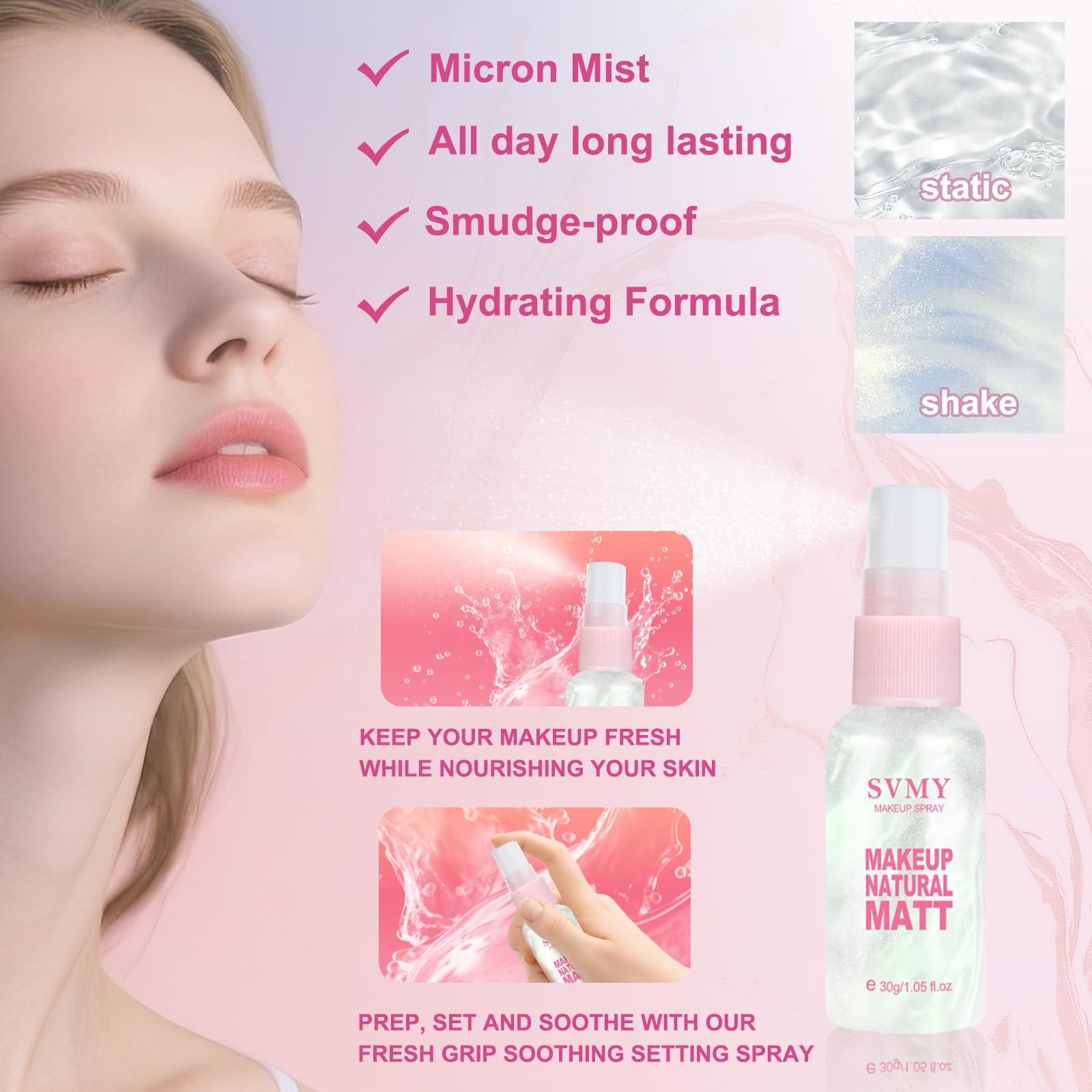 Venshun makeup set powder concealer: smooths and covers for fresh-looking skin.